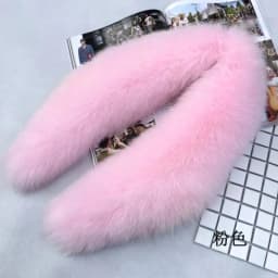 Fox Fur Collar 100% Real Fox Fur Scarf Winter Women Natural Fur Gray Collar Large Size Neck Warmer Fur Scarf Shawls