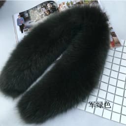 Fox Fur Collar 100% Real Fox Fur Scarf Winter Women Natural Fur Gray Collar Large Size Neck Warmer Fur Scarf Shawls