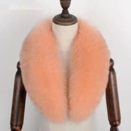 Fox Fur Collar 100% Real Fox Fur Scarf Winter Women Natural Fur Gray Collar Large Size Neck Warmer Fur Scarf Shawls