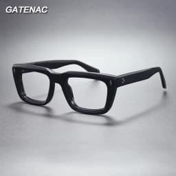 Thicken Acetate Glasses Frame Men Vintage Square Myopia Prescription Eyeglasses Frame Reading Glasses Luxury Brand Eyewear