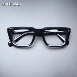 Thicken Acetate Glasses Frame Men Vintage Square Myopia Prescription Eyeglasses Frame Reading Glasses Luxury Brand Eyewear