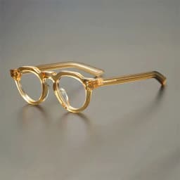 55464 High Quality Acetate Glasses Vintage Round Men Optical Prescription Eyeglasses Frame Women Korea Luxury Brand Eyewear