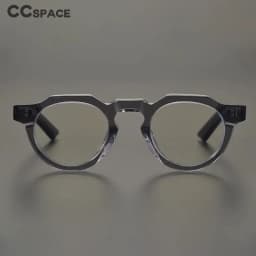 55464 High Quality Acetate Glasses Vintage Round Men Optical Prescription Eyeglasses Frame Women Korea Luxury Brand Eyewear