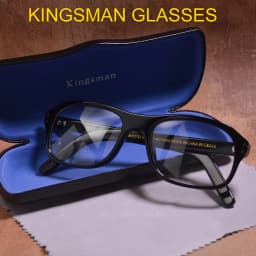 The Kings Man Eyeglasses Frame Kingsmen Movie Cosplay Glasses Harry Hart Gary Eggsy Eyewear Retro Rectangle Acetate Spectacles