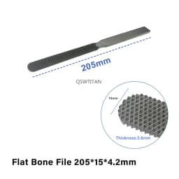 Bone File Flat 20.5cm Stainless Steel Orthopedics Surgical Instruments