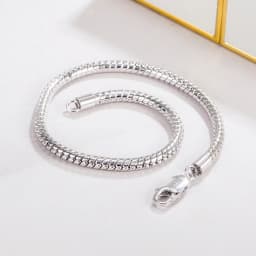 Smooth 3MM 4MM Round Snake Chain Bracelet 100% 925 Sterling Silver Men Women Teen Boy Girls 6.3"- 9" Bangle Jewelry Gift