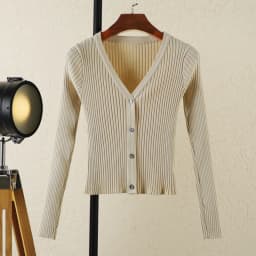 Cardigan Female Black Cropped Korean Style Knitted Sweater Long Sleeve Top Sweaters Knit Ladies Women's Coat Spring 2025 Blouses