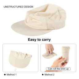 VOBOOM Unstructured Baseball Cap Flat Brim Sports Cap Quick Dry Outdoor Cap for Men and Women