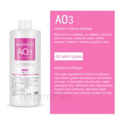 1200ML 3pcs/Lot Hydrofacial Liquid Face Serum Facial Aqua Peel Solution AS1 SA2 AO3 For Beauty Machine SkinCare Deep Cleaning