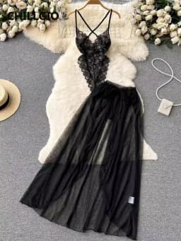 CHILLGIO Women Sexy Lace Transparent Bodysuits Hotsweet Tight Catsuits Erotic Intimate Rompers Fashion Strappy Onesie Lingerie