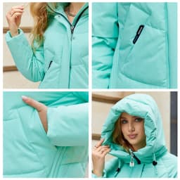 GASMAN 2023 Winter Down Jacket Women Short Classic zipper Design Pocket Stand Collar Hooded Slim Coat Women Parkas 83319