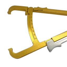 Stainless Steel /Aluminum Alloy Fat caliper skin pleat thickness gauge 0-70mm body fat Measuring clip Tool