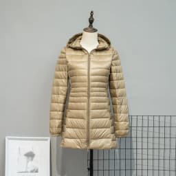 Plus Size 5XL 6XL 7XL Women's Hooded Puffer Jackets 2023 New Arrivals Female Ultra Lightweight Packable Warm Slim Fit Down Coat