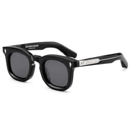 Top Quality Handmade Acetate Round Sunglasses Men Women Classic Sunglasses Outdoor UV400 Protection Glasses Custom Logo Lenses