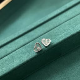 925 Sterling Silver Necklace Happy Move Stone 5A Zirconia Heart Pendant Necklaces Sets For Women Fine Jewelry