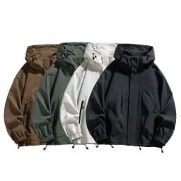 Big Size Mens Oversize Jacket Hooded Waterproof Windbreaker Male Plus Large Spring 8XL 120kg Coat Outwear Camping Fishing Hiking