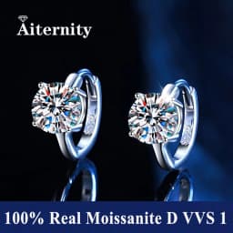Moissanite Small Hoop Earrings Lab Diamond Hoop Huggies Earrings Sterling Silver Cartilage Earrings for Women Girls Teens