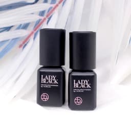 10 Bottles Original Lady Black Glue for Eyelash Extension with Original Bag Low Irritation 5ml Korea False Lash Glue Makeup Tool