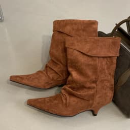 Aneikeh Fashion Street Style Vintage Ankle Boots Women Winter Pointed Toe Thin Low Heel Shoes SHort Botas Zapatos De Mujer