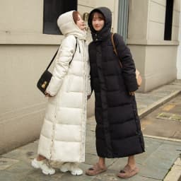 New Winter Women Cotton Coat Korean Loose Thicken Warm Lengthen Down Cotton Coat 2025 Women Hooded Long Parkas Plus Size Outwear