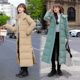 New Winter Women Cotton Coat Korean Loose Thicken Warm Lengthen Down Cotton Coat 2025 Women Hooded Long Parkas Plus Size Outwear