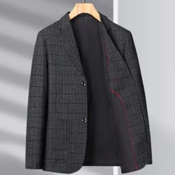 2025 Autumn Winter Woolen Suit Jacket for Men's Korean Slim Fit Casual Business Suit Jackets Social Office Blazers Men Clothing