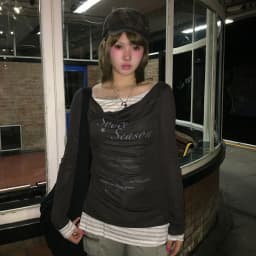Karrram Japanese Y2k Fake Two-piece Tops 2000s Style Letter Print Long Sleeve T-shirt Vintage Harajuku Patchwork Tops Korean 90s