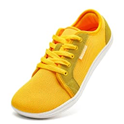 HOBIBEAR Wide Toe Barefoot Shoes Womens Mens Outdoor Lace Up Running Sneaker Zero Drop Comfortable Casual Shoes