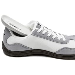 HOBIBEAR Wide Barefoot Shoes Womens Mens Zero Drop Minimalist Sneakers Artificial Leather Mesh Retro Walking Shoes