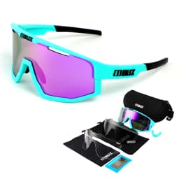 B BLIZ Fusion UV400 Cycling Goggles Windproof Mountain Bike Sunglasses Men and Women Skiing Hiking Riding Glasses 3 Lenses Set