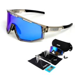 B BLIZ Fusion UV400 Cycling Goggles Windproof Mountain Bike Sunglasses Men and Women Skiing Hiking Riding Glasses 3 Lenses Set