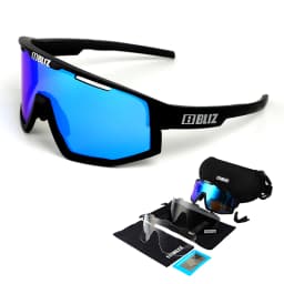 B BLIZ Fusion UV400 Cycling Goggles Windproof Mountain Bike Sunglasses Men and Women Skiing Hiking Riding Glasses 3 Lenses Set