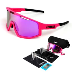 B BLIZ Fusion UV400 Cycling Goggles Windproof Mountain Bike Sunglasses Men and Women Skiing Hiking Riding Glasses 3 Lenses Set
