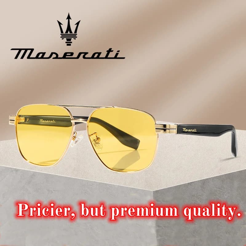 MASERATI Luxury Sunglasses For Men&Women Polarized UV400 Driving Glasses Classic Style Premium Quality High End Fashion Design