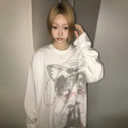 Karrram Japanese Y2k Anime Print T-shirt 2000s Korean Style Long Sleeve T Shirt Vintage Harajuku Cutecore White Tops Kawaii 00s