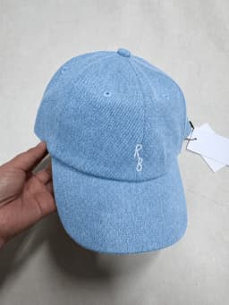 Top quality Embroidered Letter Washed Denim Baseball Cap With Adjustable Velcro Closure Unisex Casual Hat for Four Seasons
