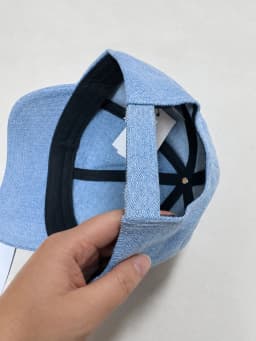 Top quality Embroidered Letter Washed Denim Baseball Cap With Adjustable Velcro Closure Unisex Casual Hat for Four Seasons
