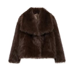 MUJER Faux Fur Hairy Coat Woman Warm Winter Fluffy Coat Women New Plush Jackets for Women Outerwears Luxury Women's Teddy Coats