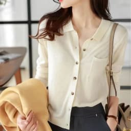 WinvyNee Women's Elegant Spring Knitted Cardigan Wool Polo Neck With Pockets Solid All-Match Casual Soft Tops Coats ZB1047006