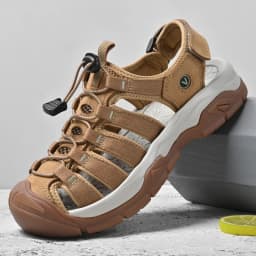 Summer Genuine Leather Women's Sandals Comfortable Sandals 2026 New Designer Sneakers Lightweight Outdoor Women Beach Sandals