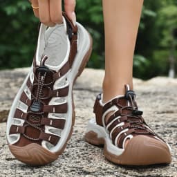 Summer Genuine Leather Women's Sandals Comfortable Sandals 2026 New Designer Sneakers Lightweight Outdoor Women Beach Sandals
