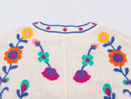 KONDALA Vintage Flower Embroidery Autumn Women Coat Fashion 2026 Lace-up V-Neck High Street Chic Loose Female Elegant Outwear
