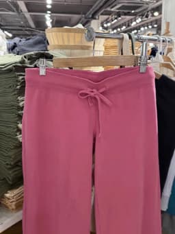 Rose Red Straight Sweatpant Woman Summer Low Waist Drawstring Long Pants Female Solid Casual All-match Cotton Sport Trousers New