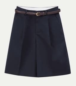 RZIV Women's High Waist Loose Wide Leg Shorts with Belt, Casual Summer