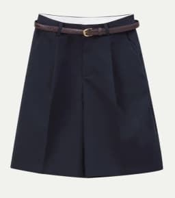 RZIV Women's High Waist Loose Wide Leg Shorts with Belt, Casual Summer