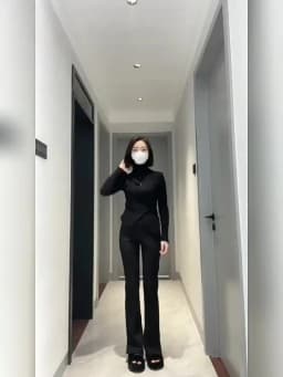 Women's Black Gothic Pullover Knitted Sweater Harajuku Korean Y2k Turtleneck Long Sleeves Jumper Sweaters Vintage 2000s Clothes