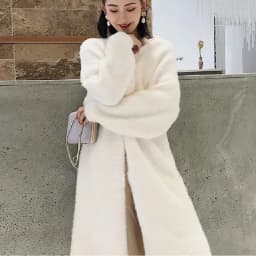 white Long Cardigan for women 2026 new winter clothes Knitted fluffy long sleeve Cashmere sweater coat korean style warm vintage