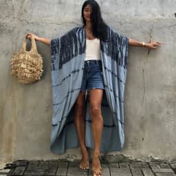 Beach Dress Tunic Cover up Embroidery Kaftan Saida de Praia Women Bikini Cover-up Pareo Sarong Beachwear