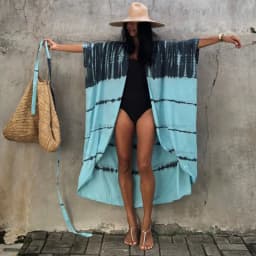 Beach Dress Tunic Cover up Embroidery Kaftan Saida de Praia Women Bikini Cover-up Pareo Sarong Beachwear