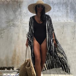 Beach Dress Tunic Cover up Embroidery Kaftan Saida de Praia Women Bikini Cover-up Pareo Sarong Beachwear